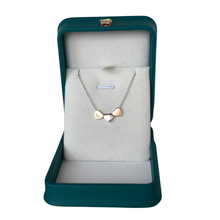 Load image into Gallery viewer, 925 Sterling Silver Three Hearts Necklace
